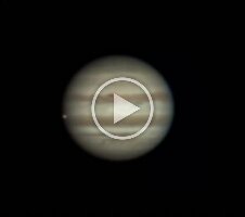 Timelapse of Jupiter IO shadow transit 2026-02-13